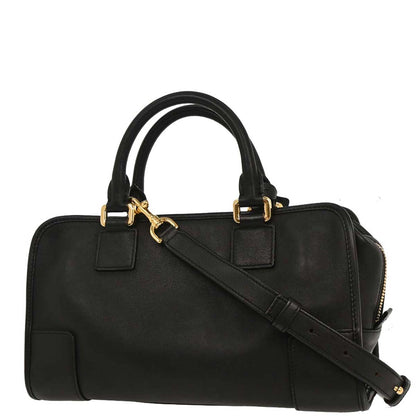 Loewe Black Leather Amazona 28 Handbag
