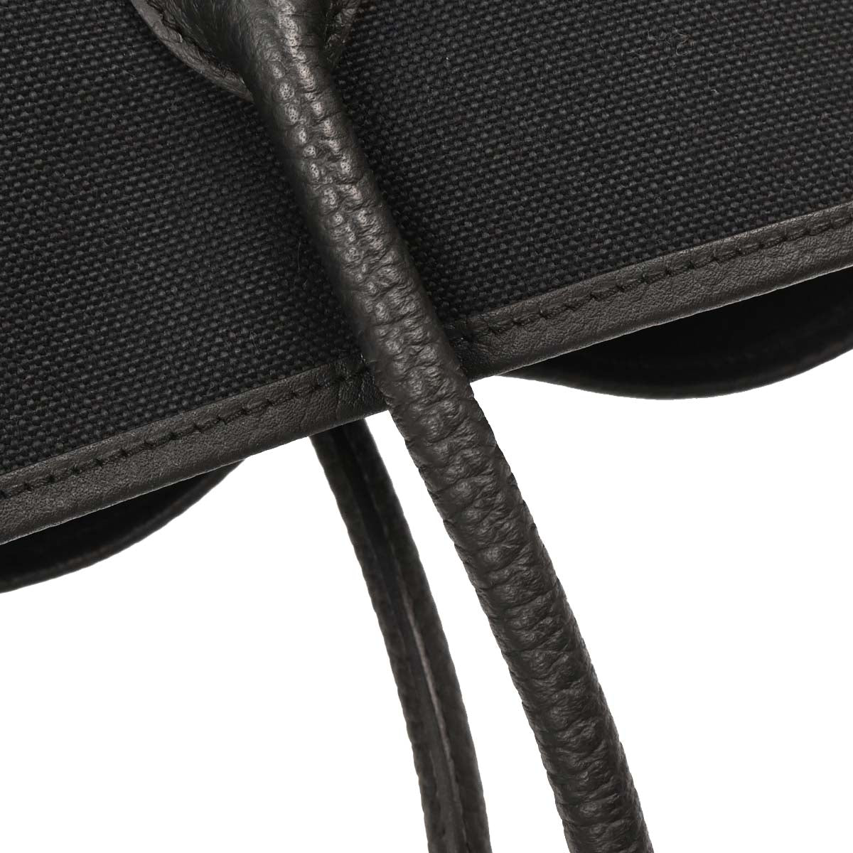 Hermes Black Toile H Negonda Garden Party 36 PM Tote Bag