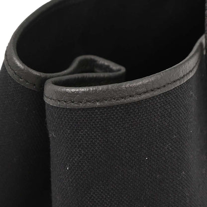 Hermes Black Toile H Negonda Garden Party 36 PM Tote Bag