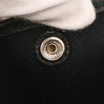 Hermes Black Toile H Negonda Garden Party 36 PM Tote Bag