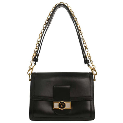Louis Vuitton Black Leather Dauphine Shoulder Bag M55821