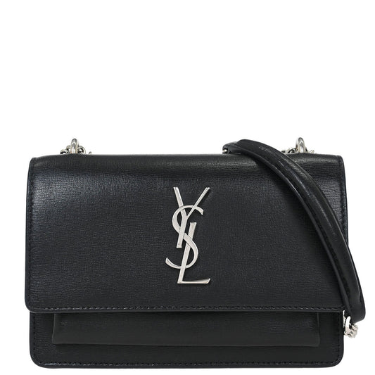Saint Laurent Black Sunset WOC Shoulder Bag