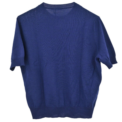 Miu Miu 2018 Sweater Short Sleeve Navy #42