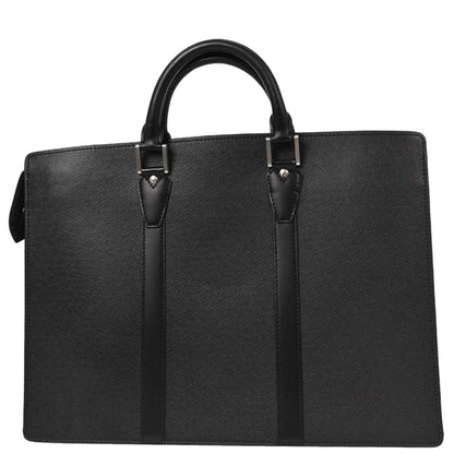 Louis Vuitton Black Taiga Lozan Briefcase Handbag M30052