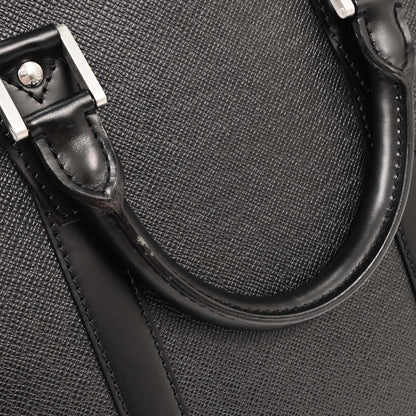 Louis Vuitton Black Taiga Lozan Briefcase Handbag M30052