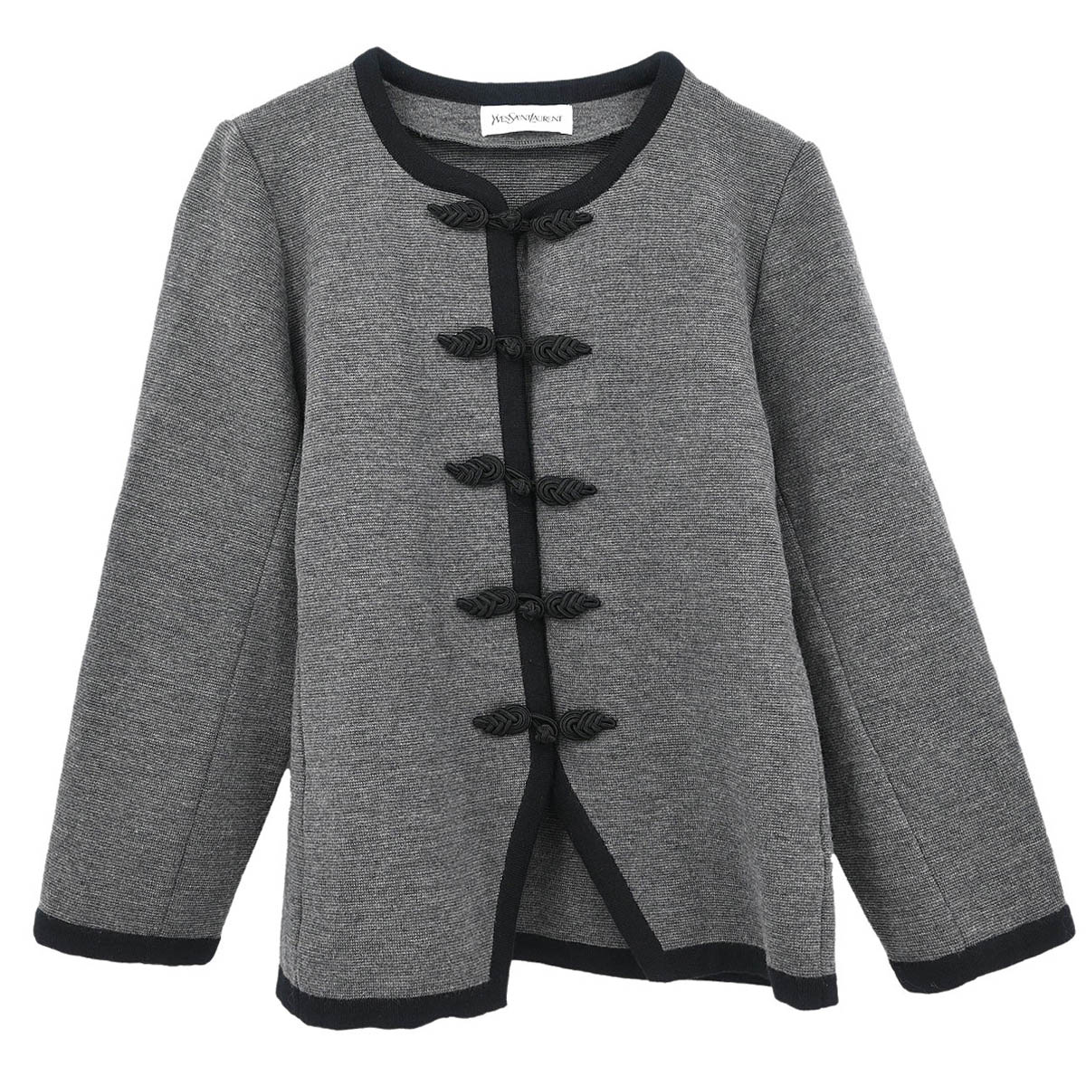 Yves Saint Laurent Single Breasted Jacket Gray #M