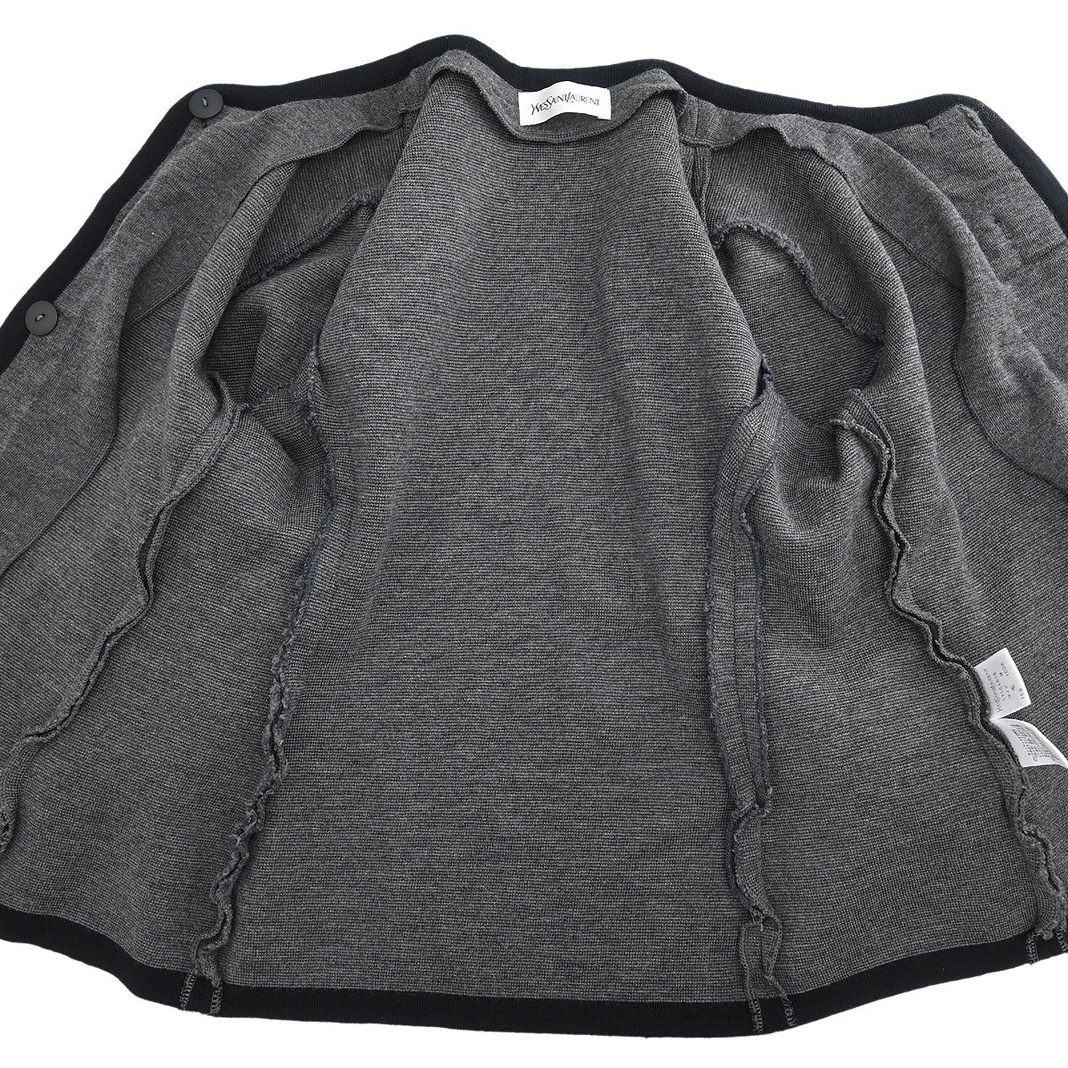 Yves Saint Laurent Single Breasted Jacket Gray #M