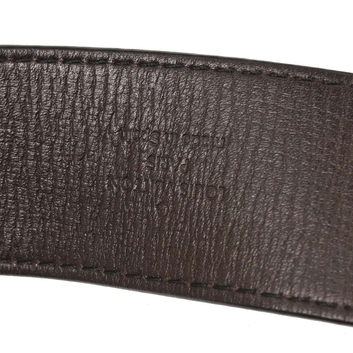 Louis Vuitton Brown Ceinture LV Initiales Utah Belt #100/40 M6902S