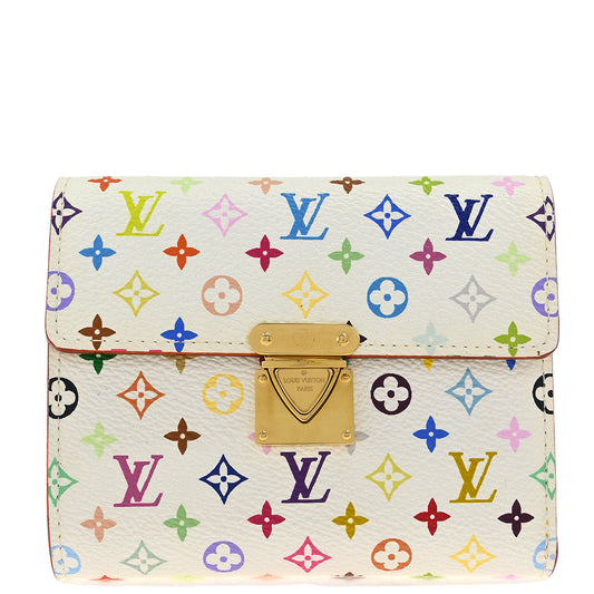 Louis Vuitton White Multicolor Portefeuille Koala Wallet M58014