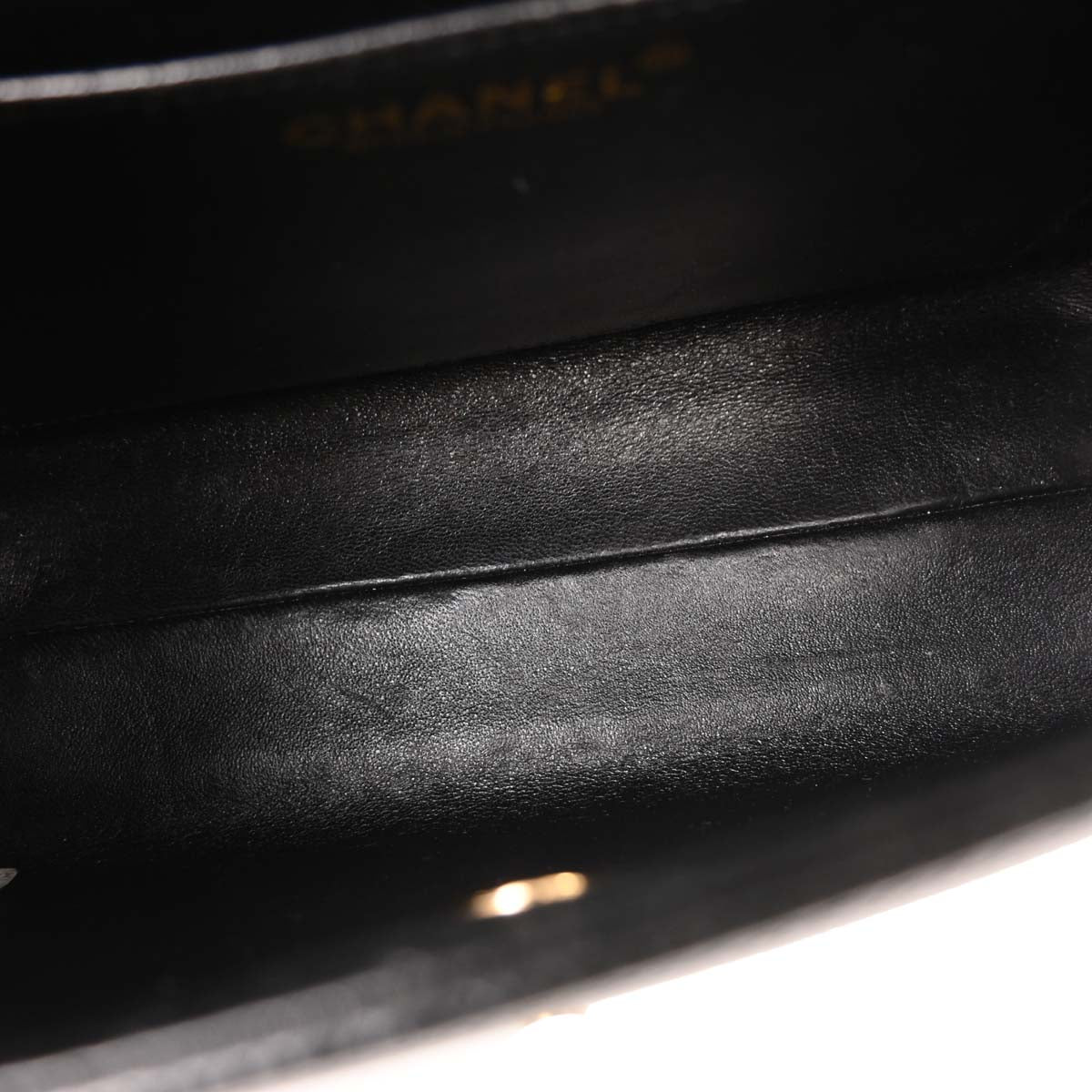 Chanel Black Caviar Top Handle Handbag