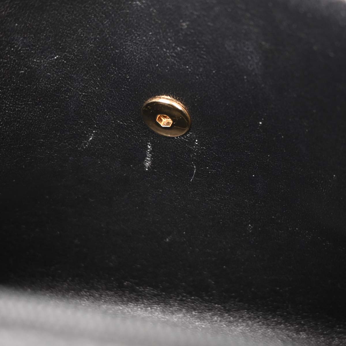 Chanel Black Caviar Top Handle Handbag