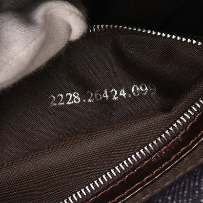 Fendi Navy Denim Baguette Handbag