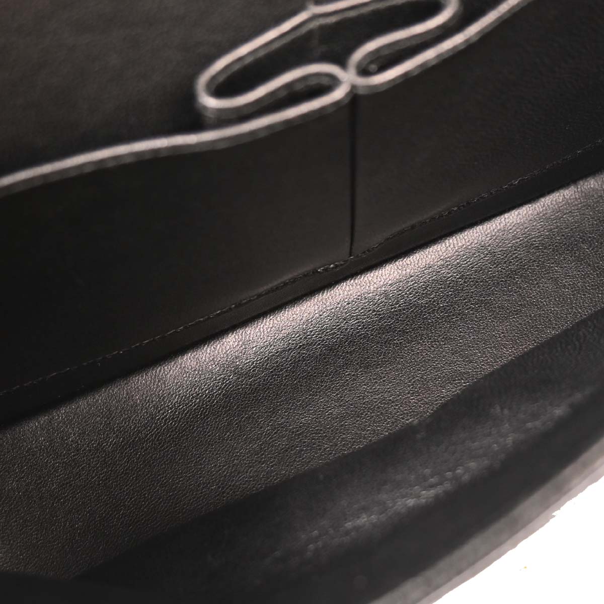Chanel Black Calfskin Medium Classic Double Flap Shoulder Bag