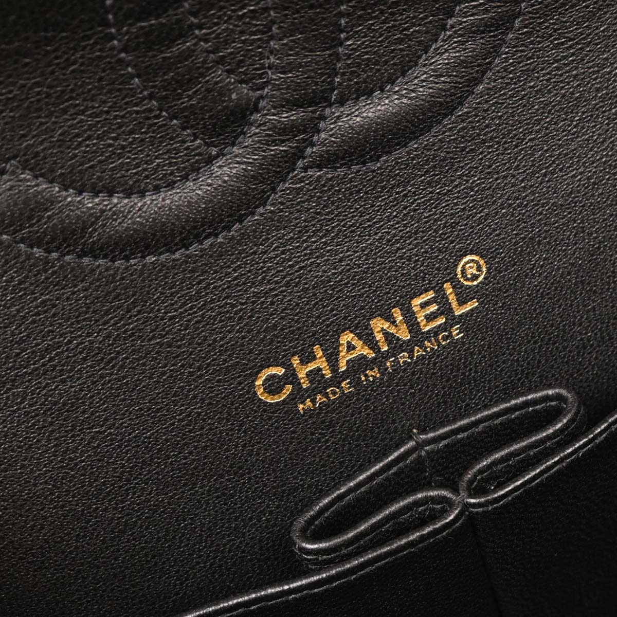 Chanel Black Calfskin Medium Classic Double Flap Shoulder Bag