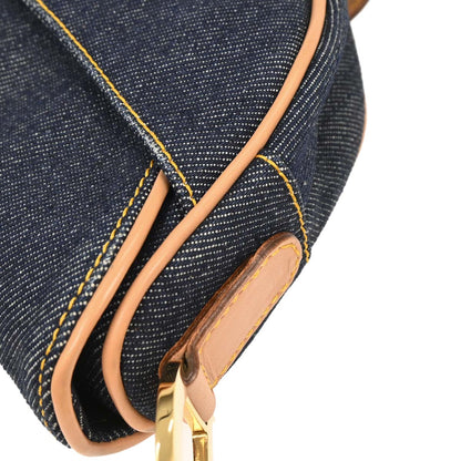 Christian Dior Navy Denim Saddle Handbag