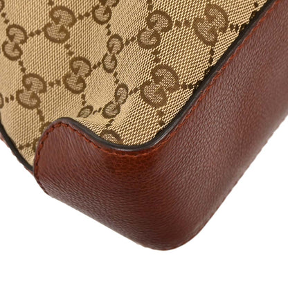 Gucci Beige Canvas GG Marrakech Hobo Shoulder Bag