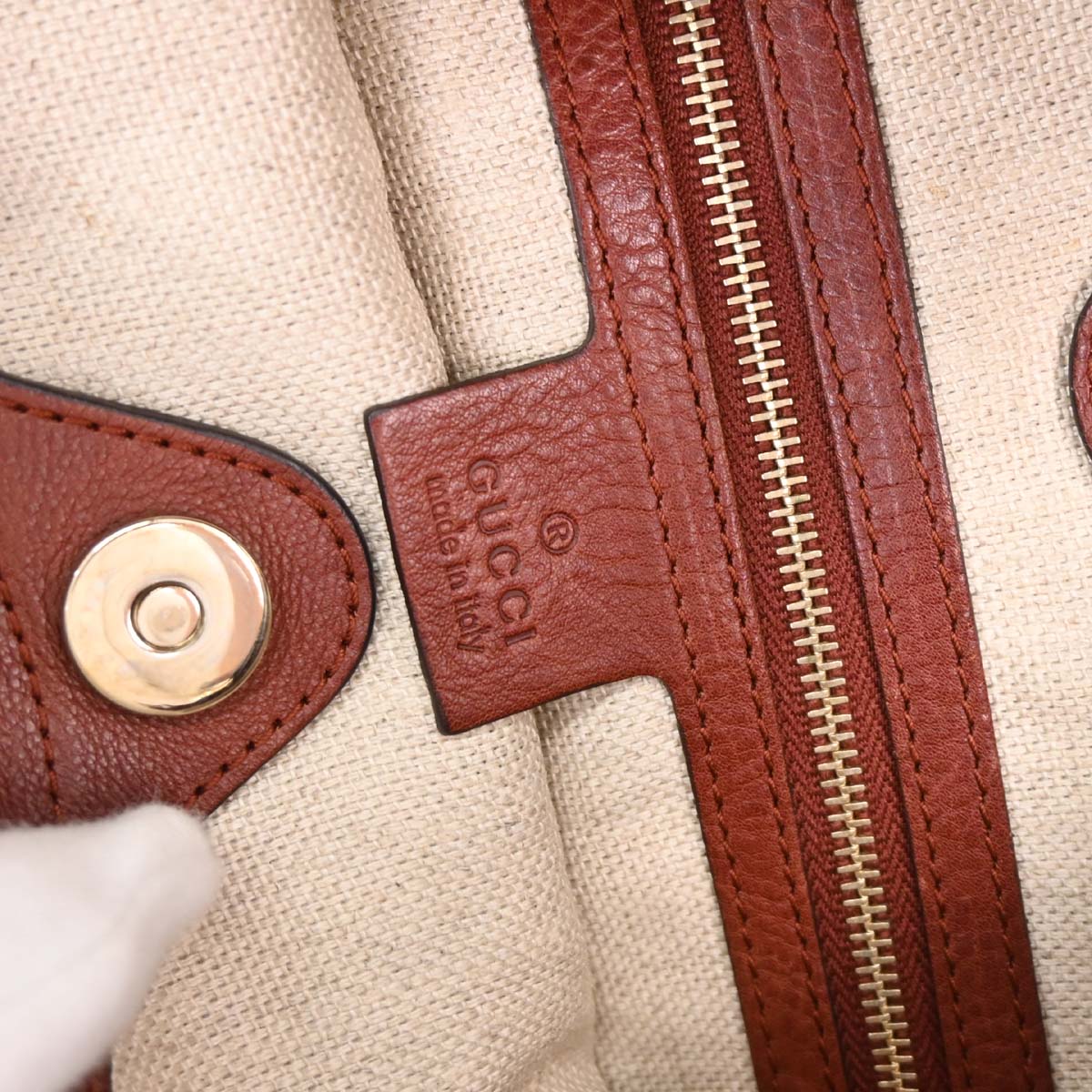Gucci Beige Canvas GG Marrakech Hobo Shoulder Bag