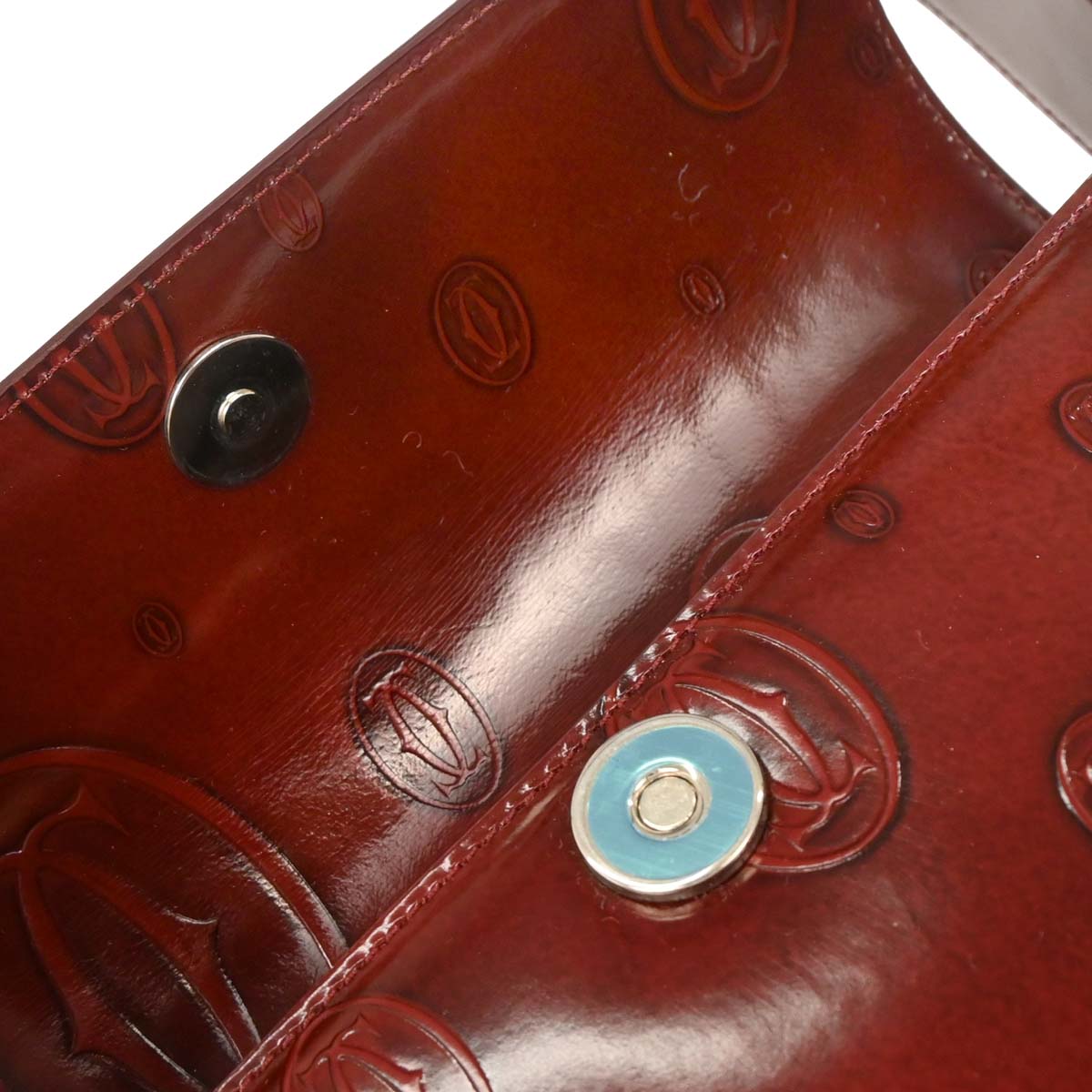 Cartier Bordeaux Happy Birthday Handbag