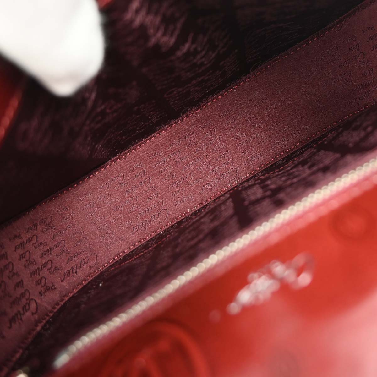 Cartier Bordeaux Happy Birthday Handbag
