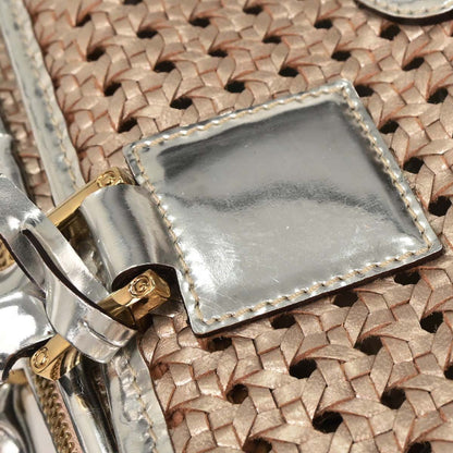 Loewe Silver Leather Amazona 36 Handbag