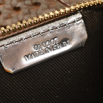 Loewe Silver Leather Amazona 36 Handbag