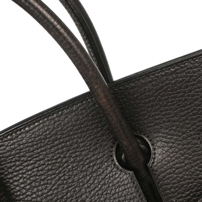 Hermes Black Ardennes Birkin 35 Handbag