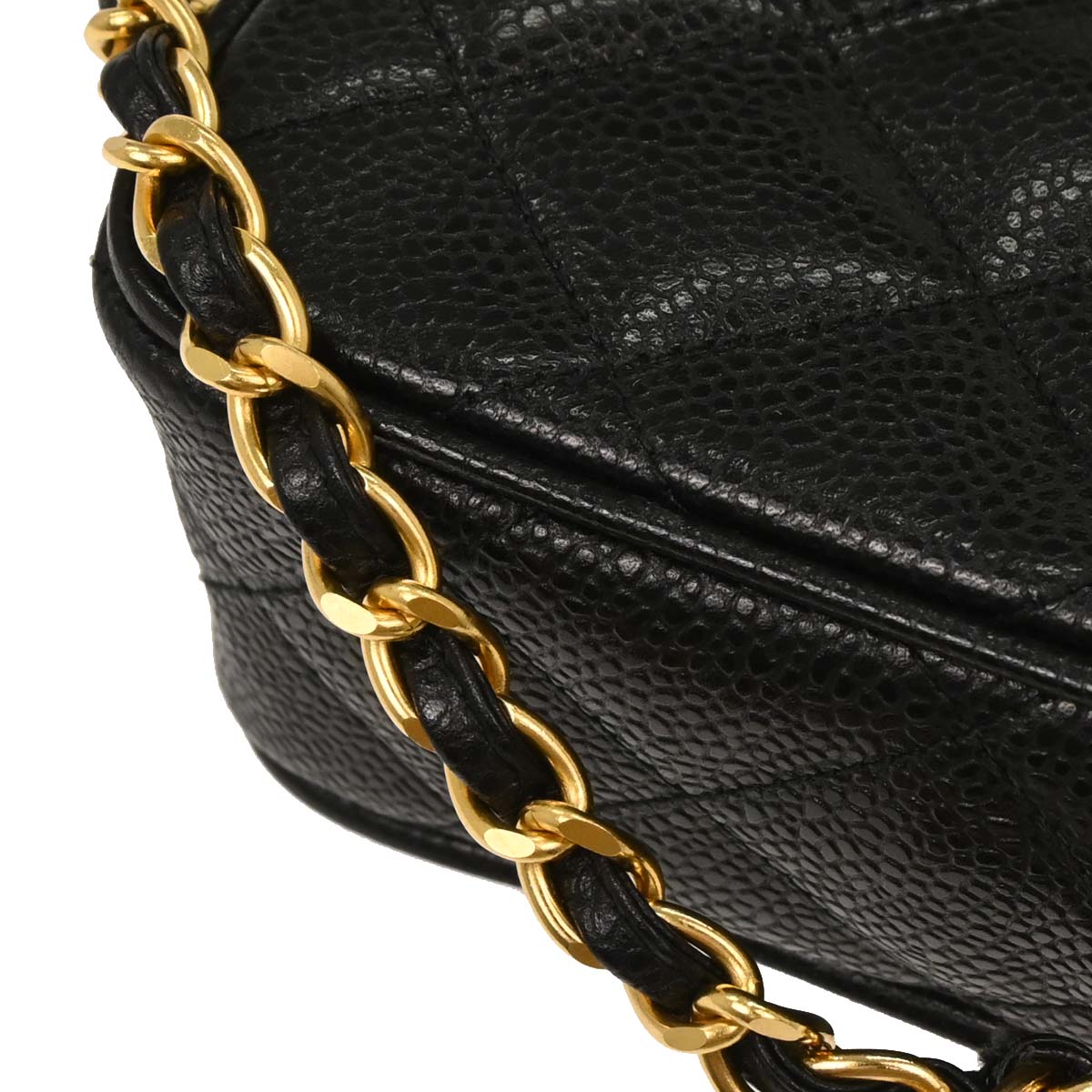 Chanel Black Caviar Camera Bag