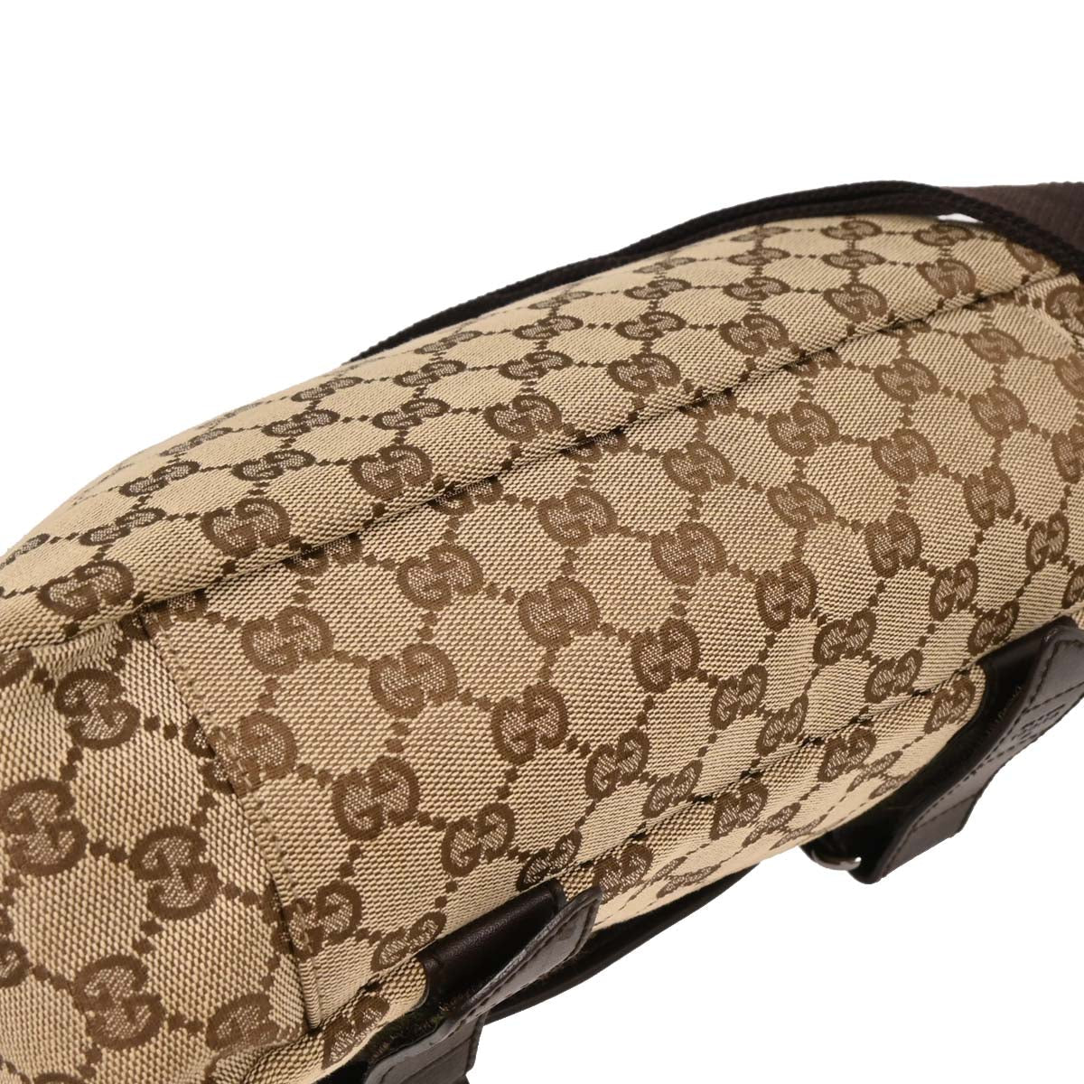 Gucci Beige Canvas GG Shoulder Bag