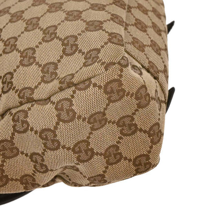 Gucci Beige Canvas GG Shoulder Bag