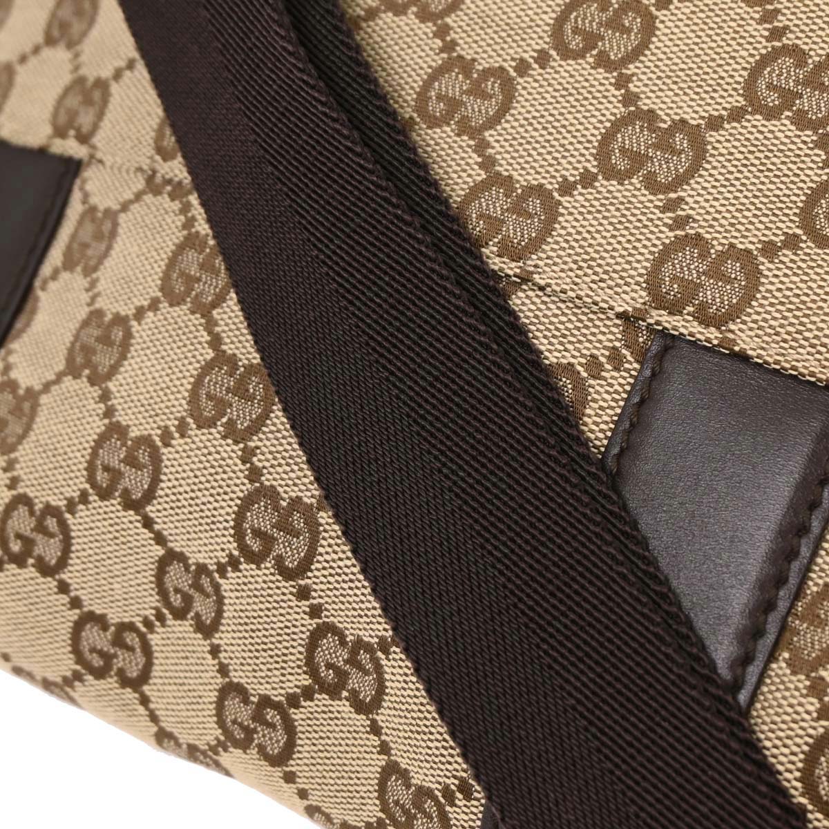 Gucci Beige Canvas GG Shoulder Bag