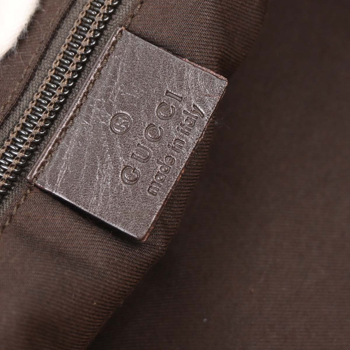 Gucci Beige Canvas GG Shoulder Bag