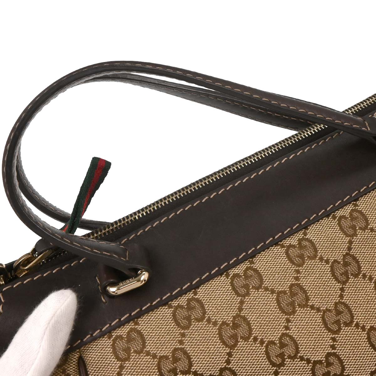 Gucci Beige Canvas GG Mayfair 2way Shoulder Handbag