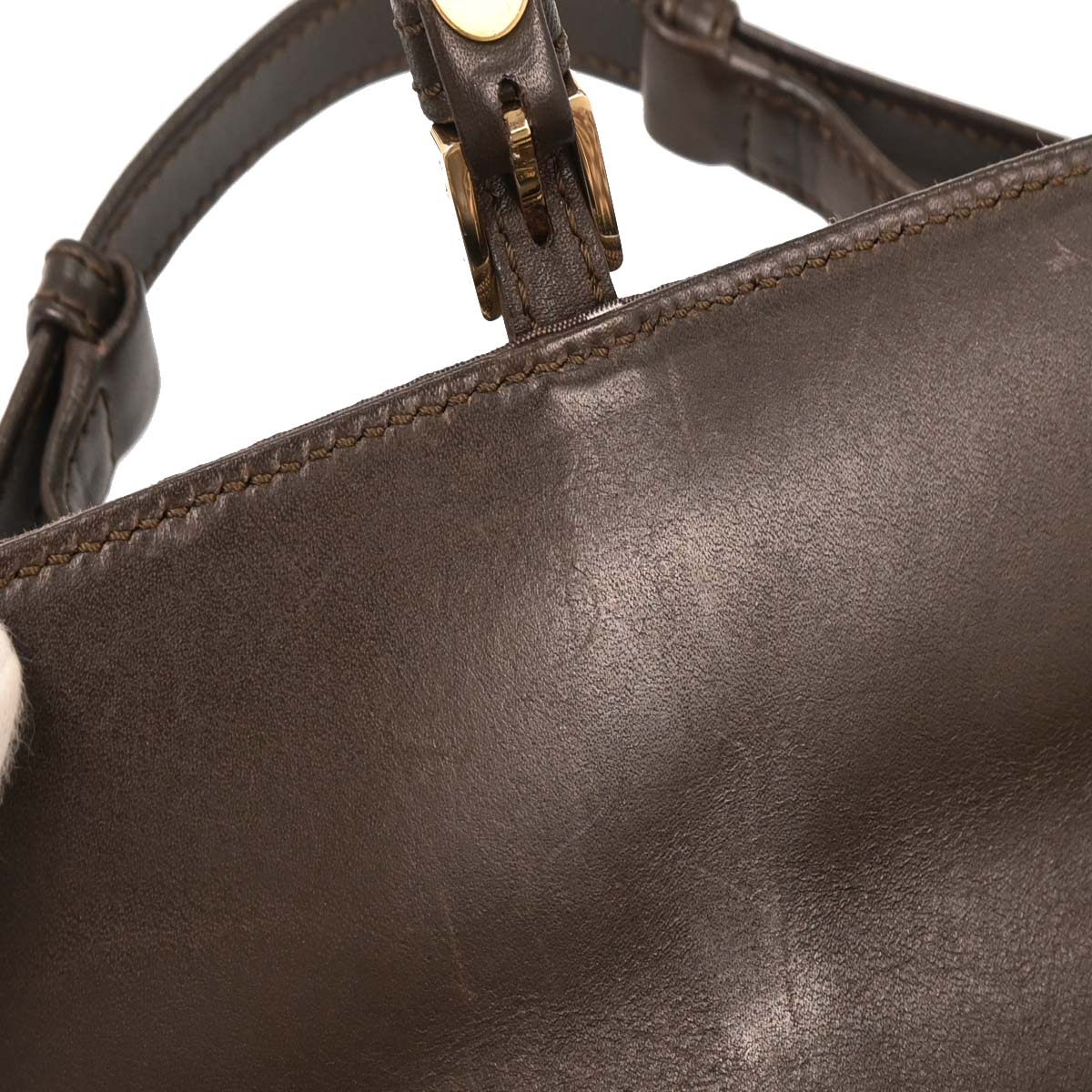 Celine Brown Macadam Handbag