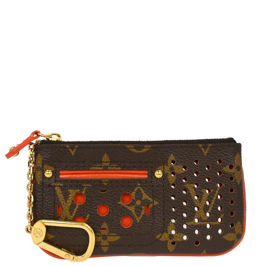 Louis Vuitton Monogram Perfo Pochette Cles Coin Purse M95222