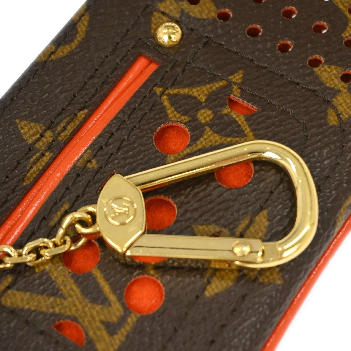 Louis Vuitton Monogram Perfo Pochette Cles Coin Purse M95222