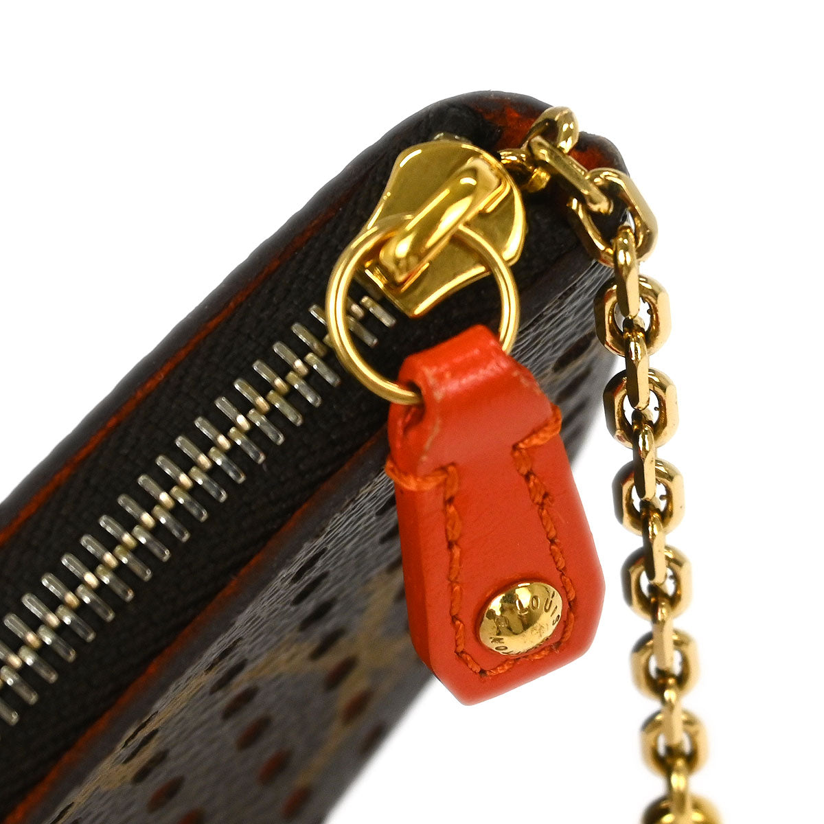Louis Vuitton Monogram Perfo Pochette Cles Coin Purse M95222
