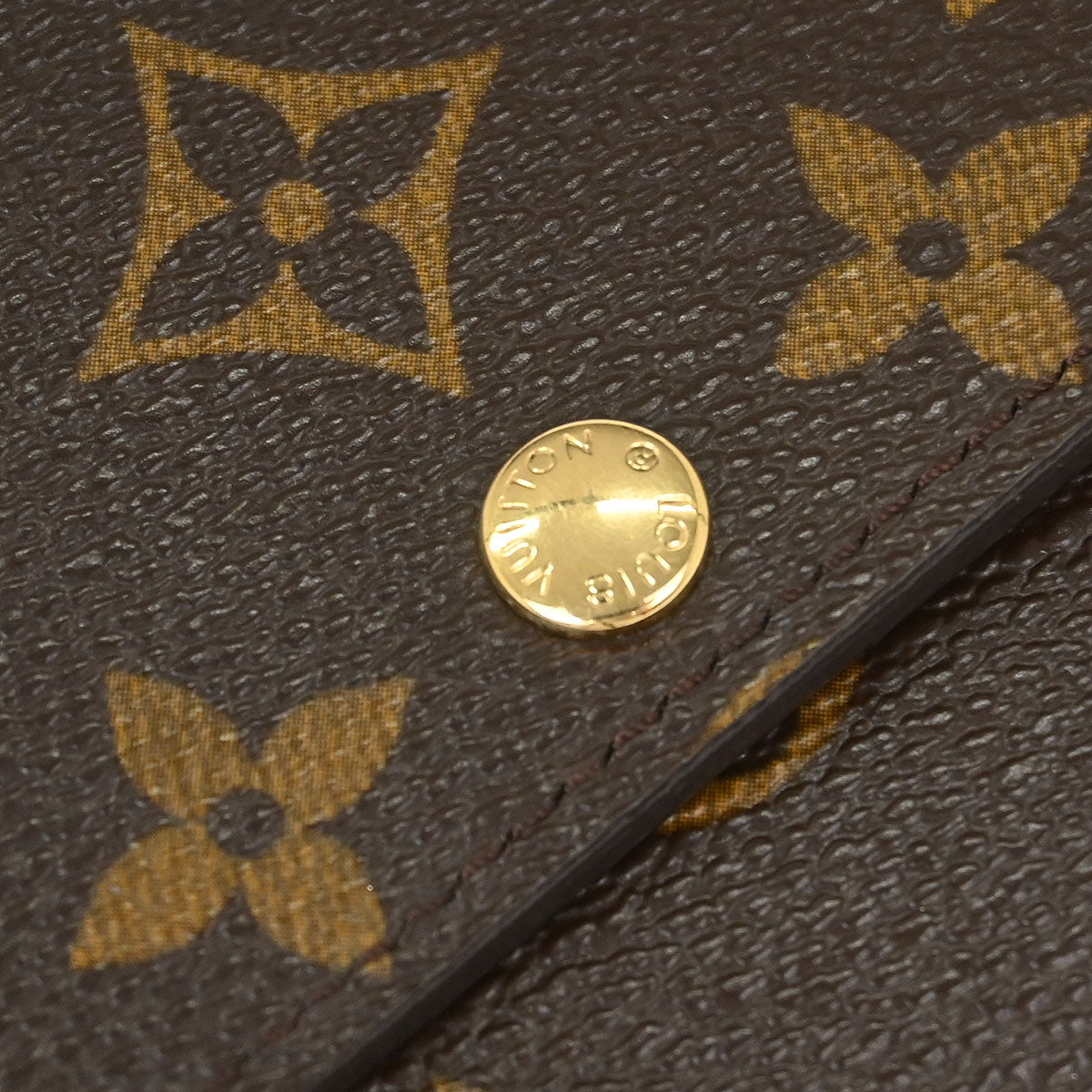 Louis Vuitton Monogram Groom Portefeuille Sarah Wallet M60034