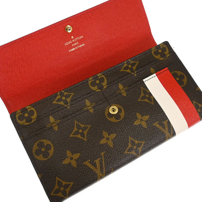 Louis Vuitton Monogram Groom Portefeuille Sarah Wallet M60034