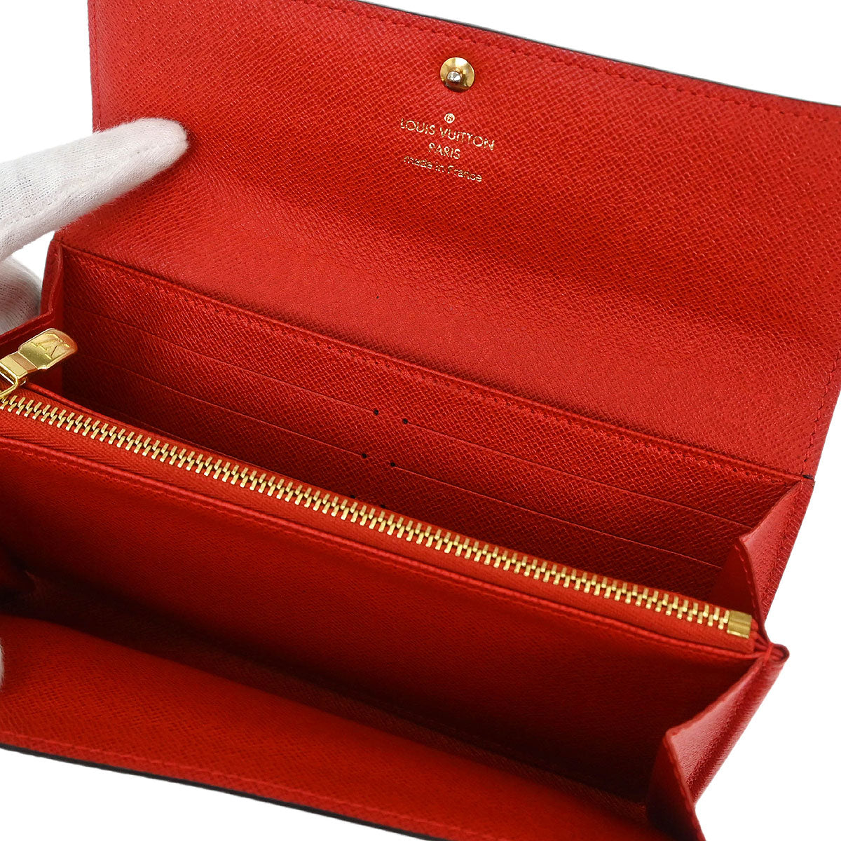 Louis Vuitton Monogram Groom Portefeuille Sarah Wallet M60034