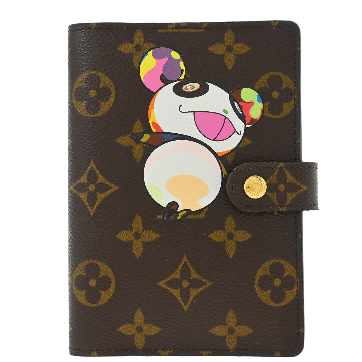 Louis Vuitton Monogram Panda Agenda PM Note Book Cover R20011