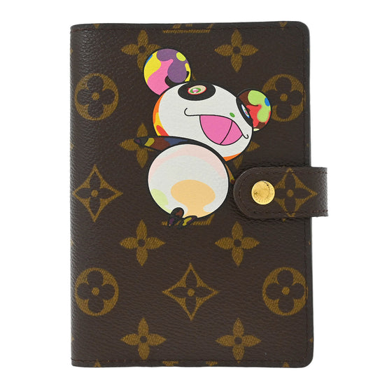Louis Vuitton Monogram Panda Agenda PM Note Book Cover R20011