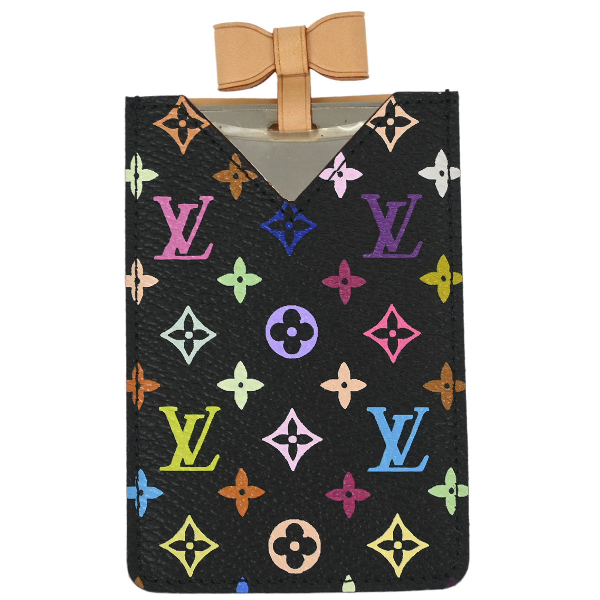 Louis Vuitton Black Monogram Multicolor Etui Compact Mirror M92650