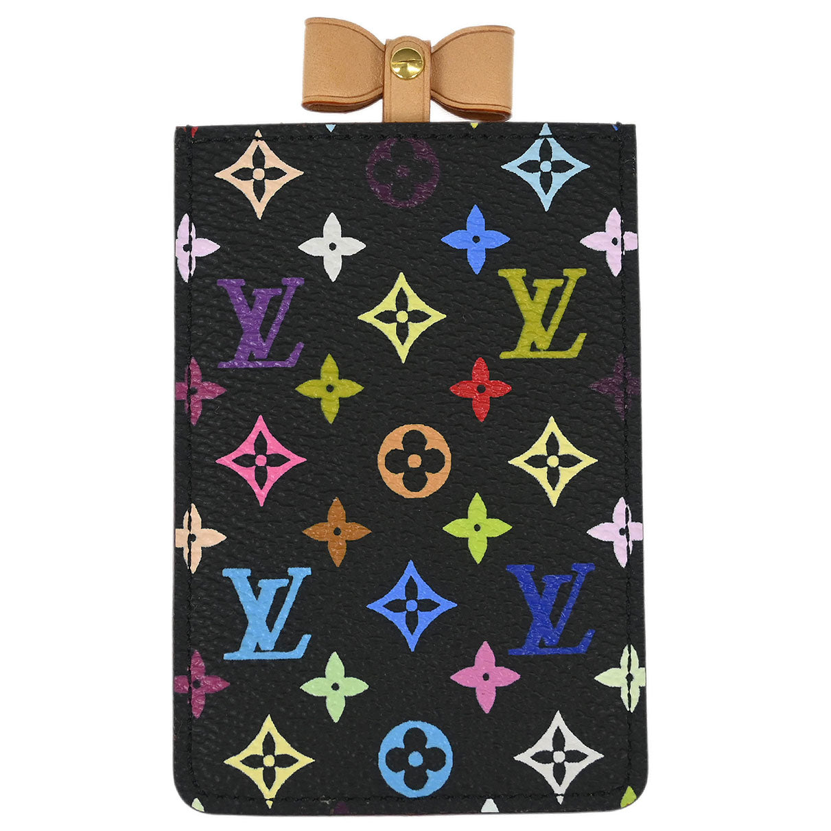Louis Vuitton Black Monogram Multicolor Etui Compact Mirror M92650