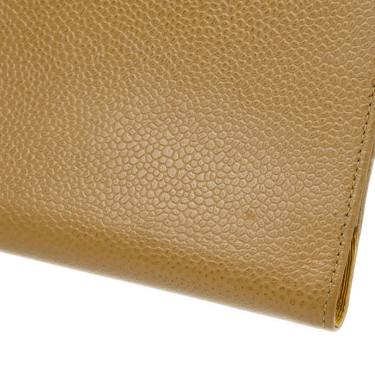 Chanel Beige Caviar Note Book Cover Small Good