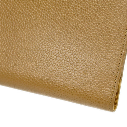 Chanel Beige Caviar Note Book Cover Small Good