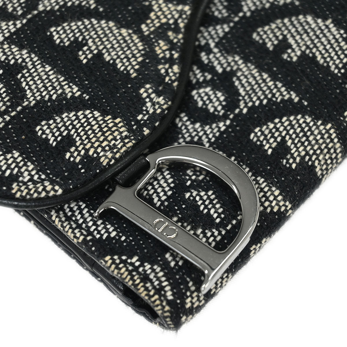 Christian Dior Black Trotter Wallet