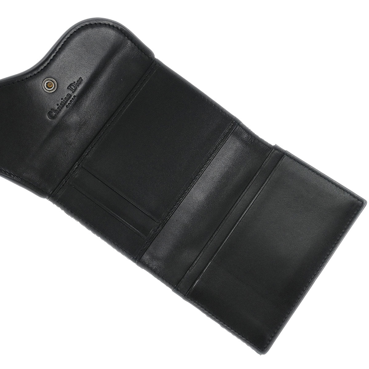 Christian Dior Black Trotter Wallet