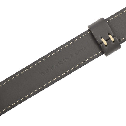 Goyard Shoulder Strap Gray Leather Accessories