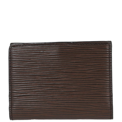Louis Vuitton Epi Brown Ludlow Coin Case Wallet M6330D