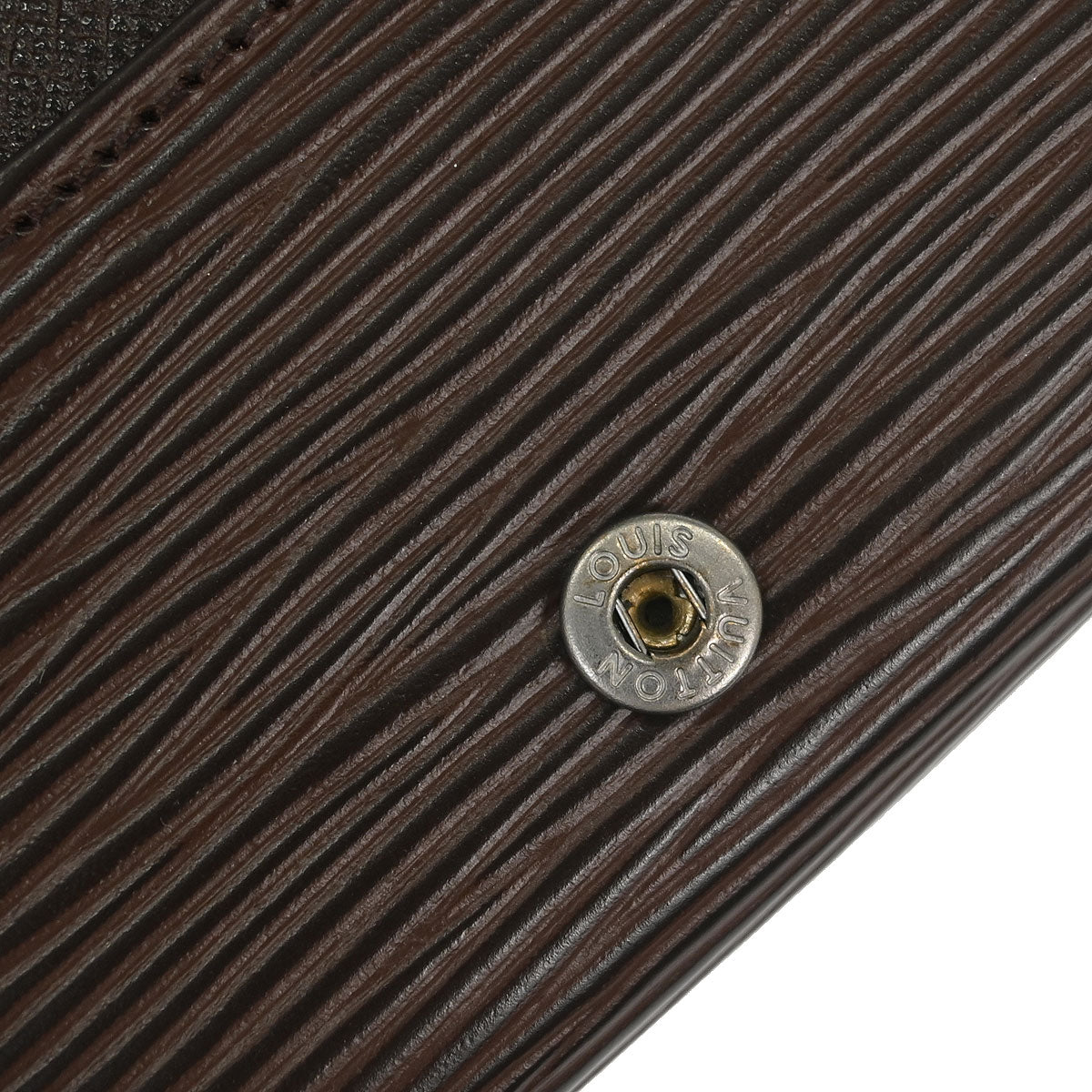 Louis Vuitton Epi Brown Ludlow Coin Case Wallet M6330D